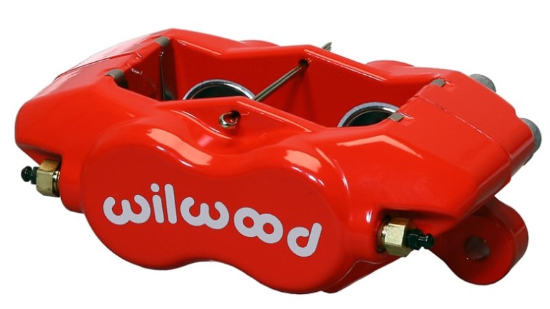 WIL Dynalite Caliper - Wilwood Caliper-Forged Dynalite-Red 1.75in Pistons .81in Disc