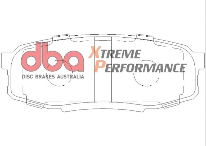DBA XP650 Brake Pads - DBA 2015 Toyota Tundra XP650 Rear Brake Pads