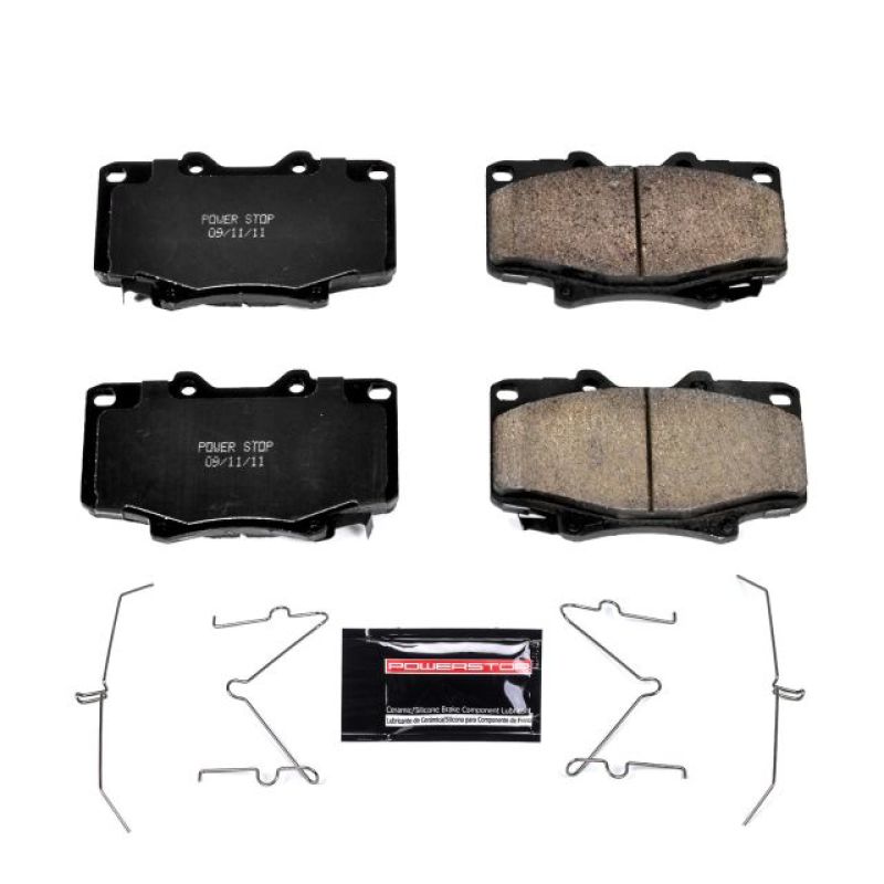 PSB Z23 Evolution Brake Pads - Power Stop 96-97 Lexus LX450 Front Z23 Evolution Sport Brake Pads w/Hardware