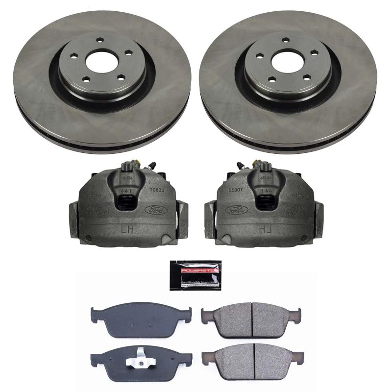 PSB Autospecialty Caliper - Power Stop 13-14 Ford Focus Front Autospecialty Kit w/Cals