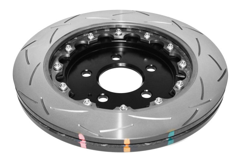DBA 5000 Series Slotted Rotors - DBA 15+ Ford Mustang 2.3L/5.0L Rear Slotted 5000 Series 2 Piece Rotor w/ Black Hat
