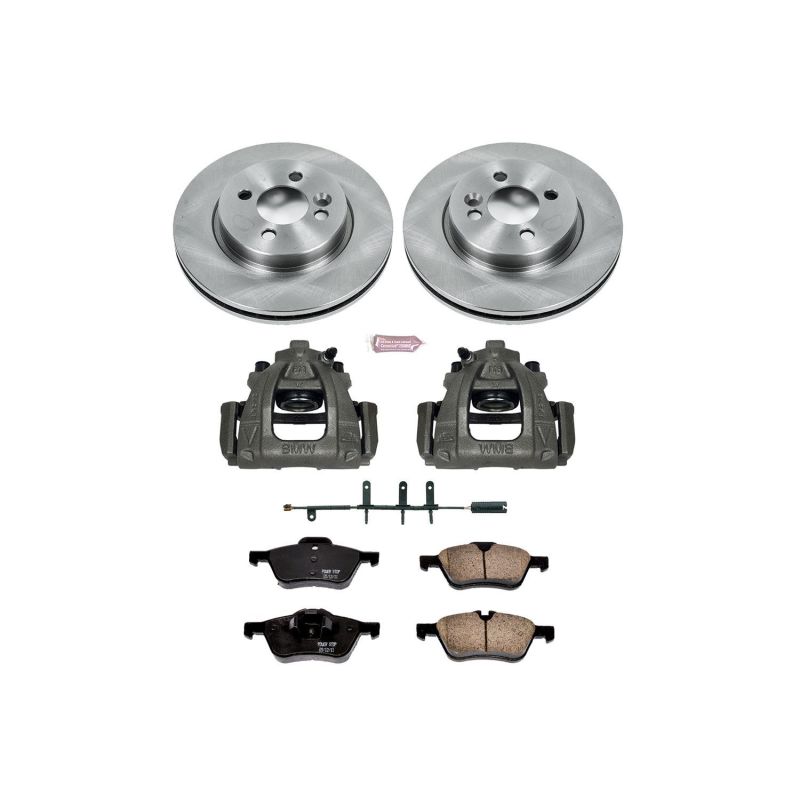 PSB Autospecialty Kit w/Cals - Power Stop 07-08 Mini Cooper Front Autospecialty Brake Kit w/Calipers