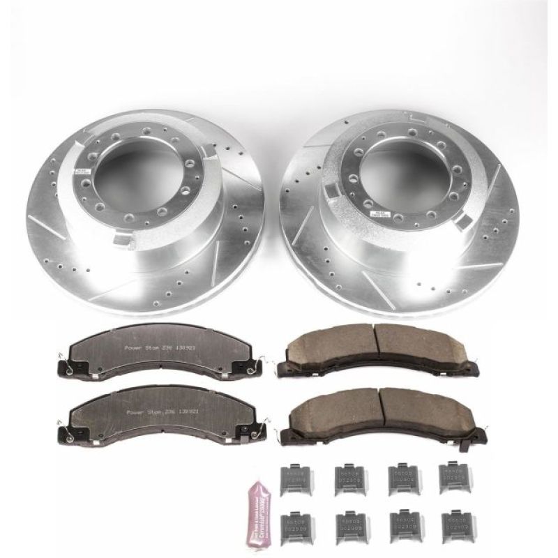 PSB Evolution Drill/Slot Rotor - Power Stop 13-20 Ram 5500 Rear Z36 Truck & Tow Brake Kit