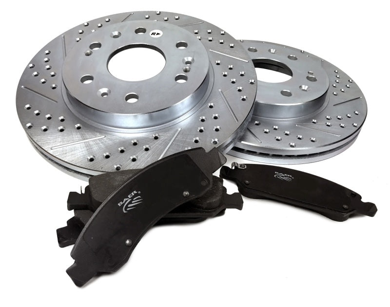 BAE Rotor & Pad Combo Sets - Baer Brakes 94-04 Ford Mustang Cobra Claw Rotor & Pad Combo Kit - Front