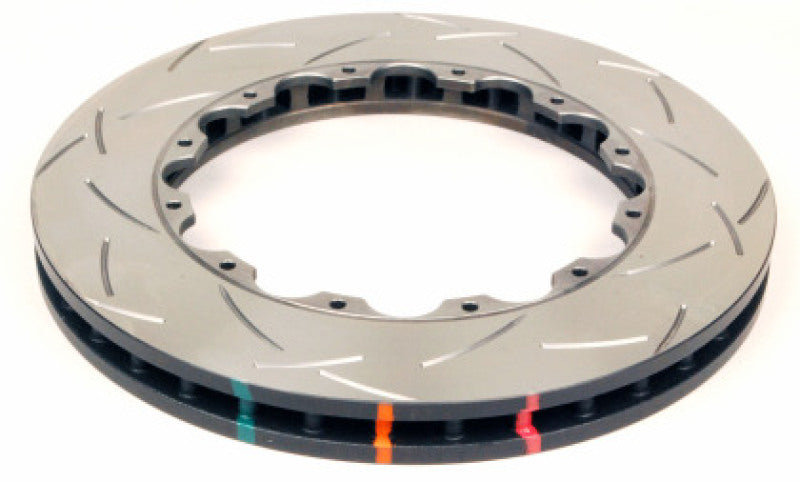 DBA 5000 Series Slotted Rings - DBA 14-18 Audi RS7 (w/Iron Rotors) Front 5000 Series Slotted Rotor w/Silver Hat