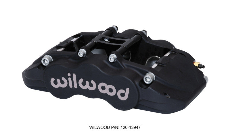 WIL GN6R Caliper - Wilwood Caliper-GN6R-L/H-Black Ano (.80 Thk Pad) 1.75/1.38/1.38in Pistons 1.38in Disc