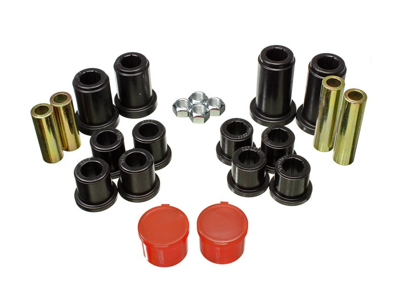 ES Cntrl Arm Bushings - Black - Energy Suspension 07-13 Chevrolet Silverado 1500 4WD Front Control Arm Bushing Set - Black