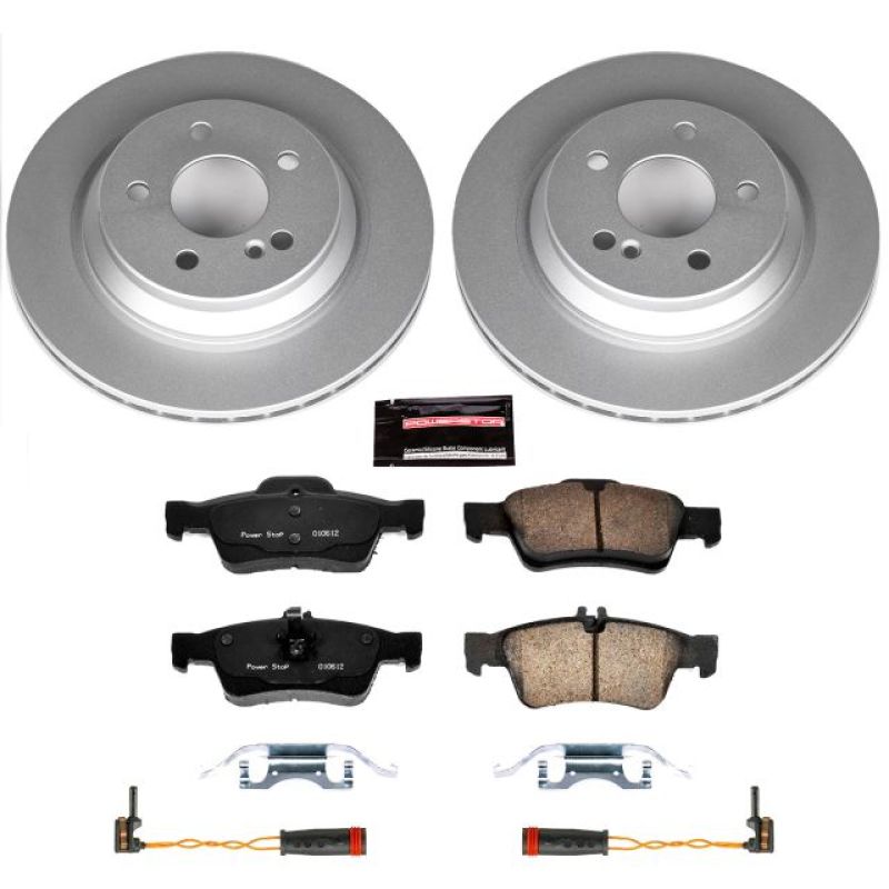 PSB Z23 Evolution Coated Kit - Power Stop 03-06 Mercedes-Benz S500 Rear Z23 Evolution Sport Coated Brake Kit