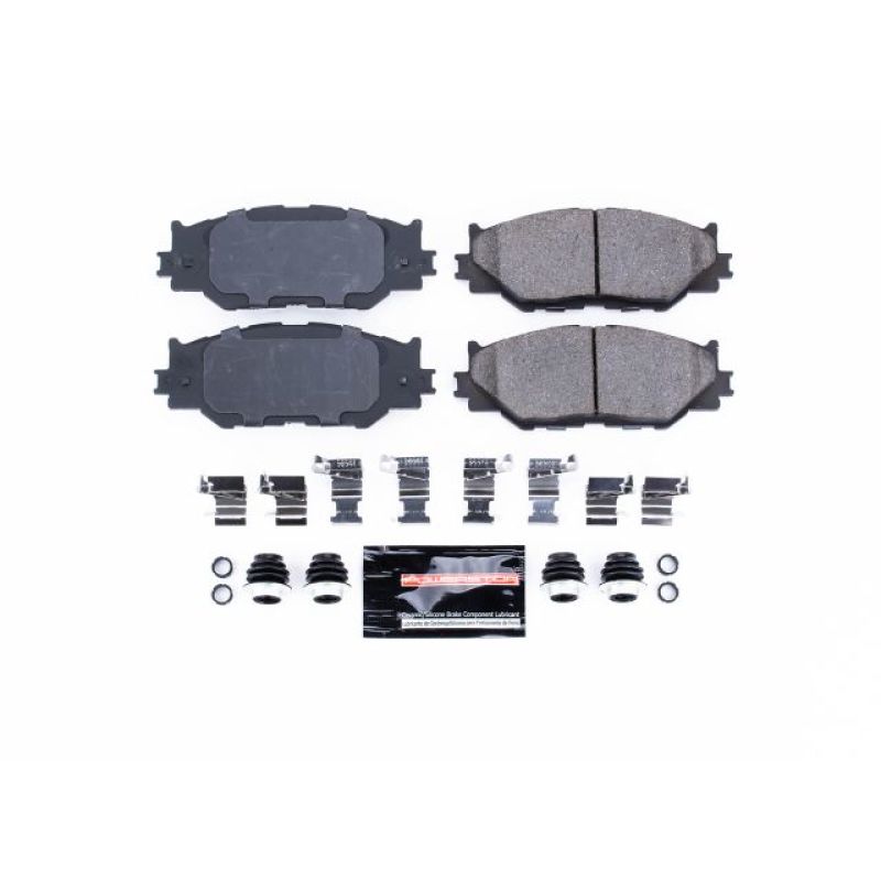 PSB Z23 Evolution Brake Pads - Power Stop 06-15 Lexus IS250 Front Z23 Evolution Sport Brake Pads w/Hardware