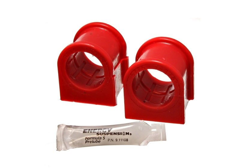 ES Sway Bar Bushings - Red - Energy Suspension 05-07 Ford Mustang Red Front Sway Bar Bushing Set (Must Reuse All Metal Parts)