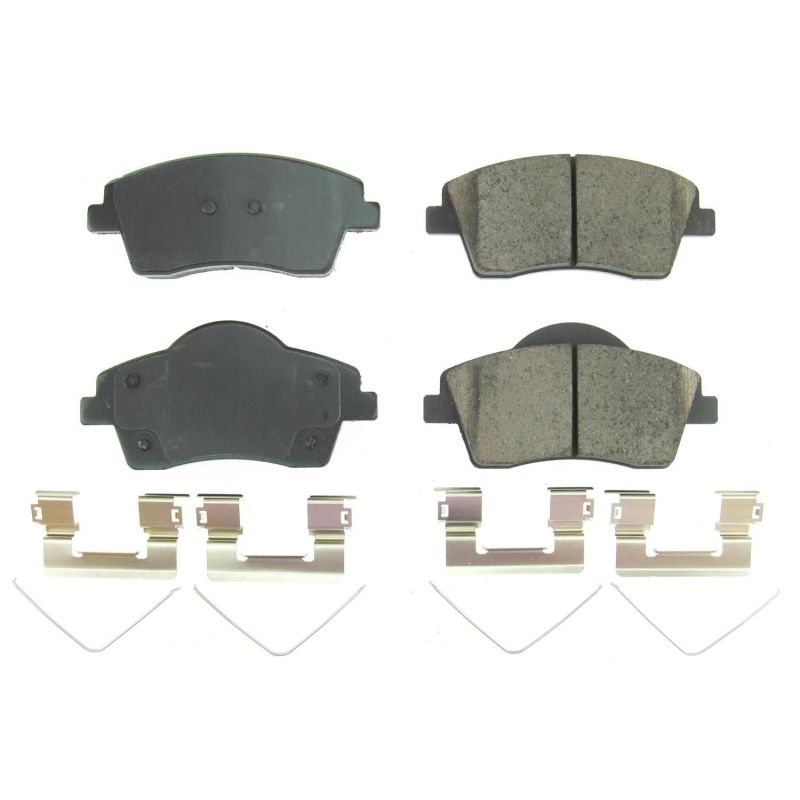 PSB Z17 Evolution Brake Pads - Power Stop 2019 Volvo XC40 Front Z17 Evolution Ceramic Brake Pads w/Hardware