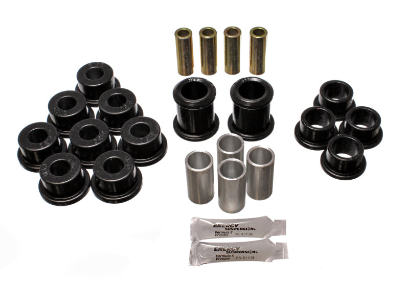 ES Cntrl Arm Bushings - Black - Energy Suspension GM Control Arm Bushing Set - Black