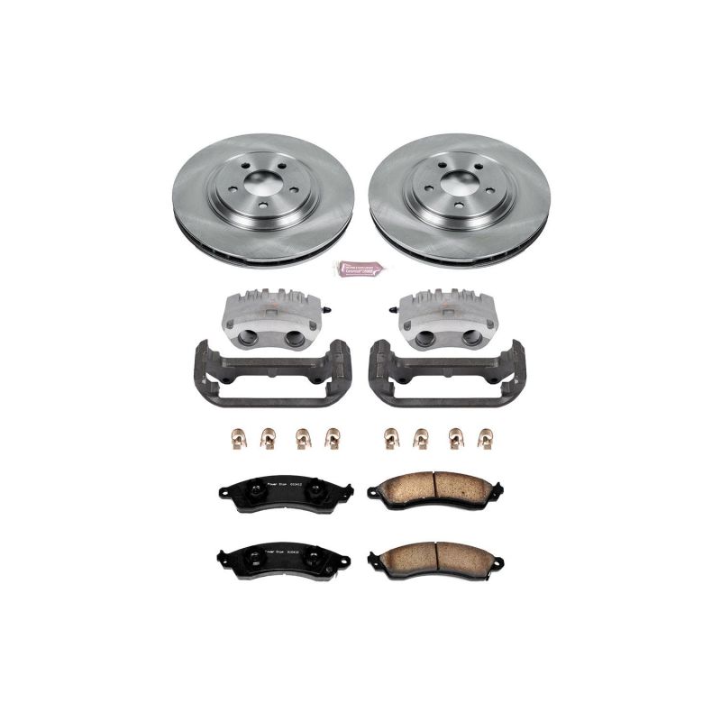 PSB Autospecialty Kit w/Cals - Power Stop 1999 Ford Mustang Front Autospecialty Brake Kit w/Calipers