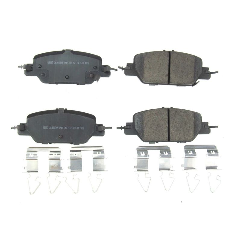 PSB Z17 Evolution Brake Pads - Power Stop 17-19 Honda CR-V Rear Z17 Evolution Ceramic Brake Pads w/Hardware