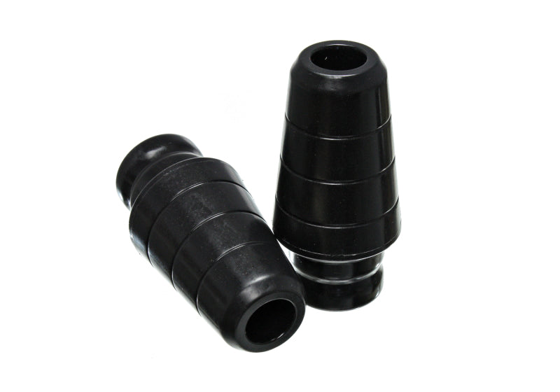 ES Bump Stops - Black - Energy Suspension 97-06 Jeep Wrangler TJ with 1 3/4 in lift Black Front Bump Stop Set (Set of 2)