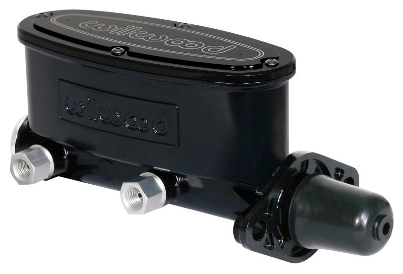 WIL Master Cylinder - Wilwood High Volume Tandem Master Cylinder - 1in Bore Black