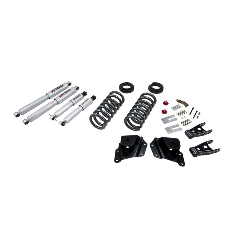 BT Lower Kit w SP Shocks - Belltech LOWERING KIT WITH SP SHOCKS
