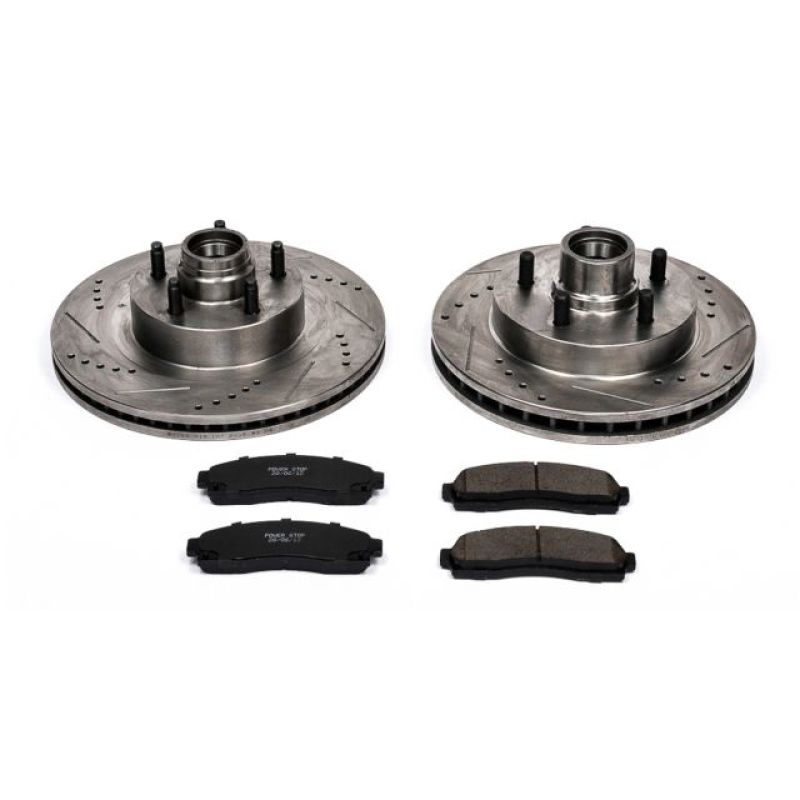 PSB Z23 Evolution Kit - Power Stop 01-03 Ford Explorer Sport Front Z23 Evolution Sport Brake Kit