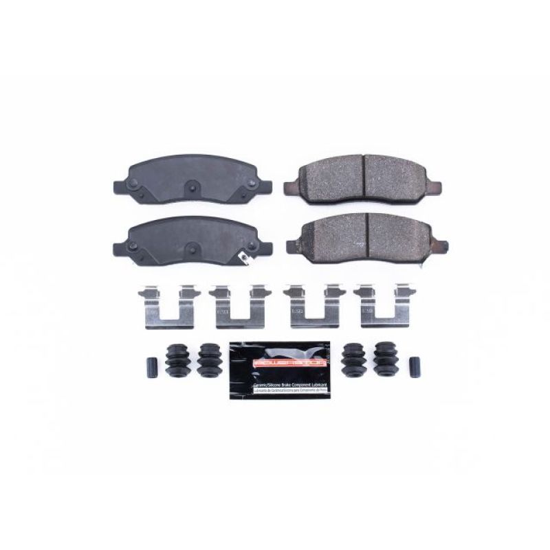 PSB Z23 Evolution Brake Pads - Power Stop 06-11 Buick Lucerne Rear Z23 Evolution Sport Brake Pads w/Hardware
