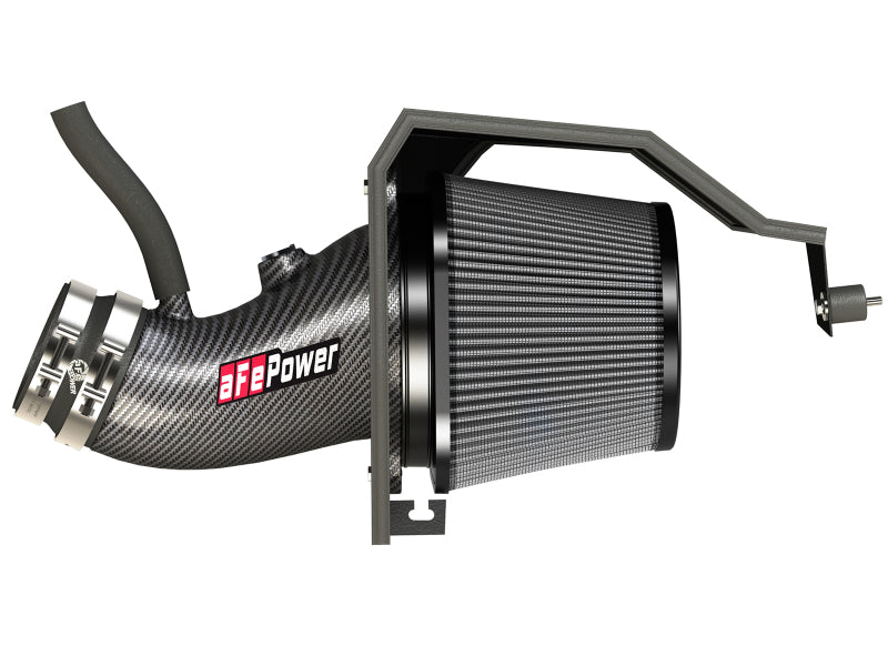 AFE Track Series Intake - aFe POWER Magnum FORCE Carbon Fiber Stage 2 Pro Dry S CAIS - 11-18 Dodge Challenger/Charger V8-6.4L