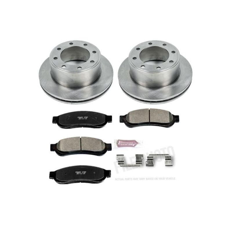 PSB Autospecialty Rotor - Power Stop 10-12 Ford F-350 Super Duty Rear Autospecialty Brake Kit