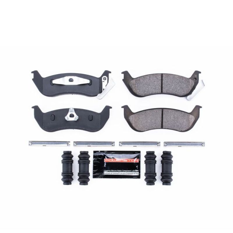 PSB Z23 Evolution Brake Pads - Power Stop 03-11 Ford Crown Victoria Rear Z23 Evolution Sport Brake Pads w/Hardware