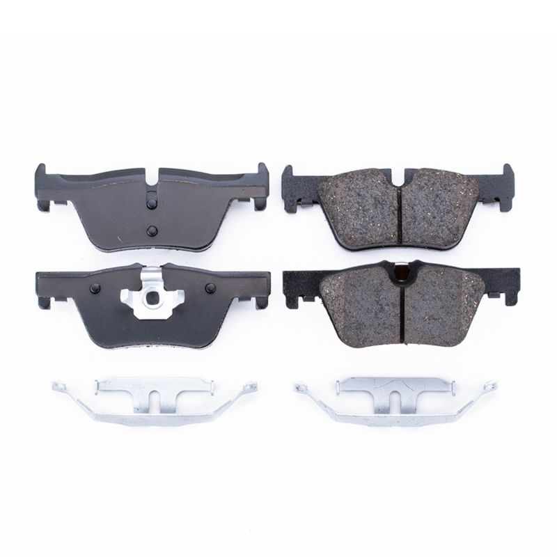 PSB Z17 Evolution Brake Pads - Power Stop 14-16 BMW 228i Rear Z17 Evolution Ceramic Brake Pads w/Hardware