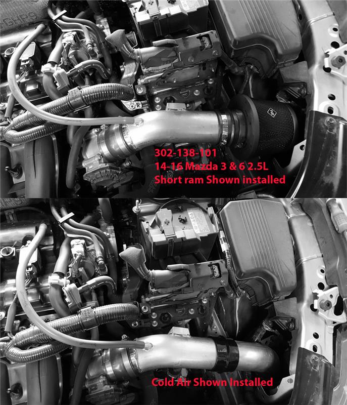 WR Secret Weapon Intake - Weapon R 14-16 Mazda 3 / Mazda 6 2.5L Secret Weapon Intake