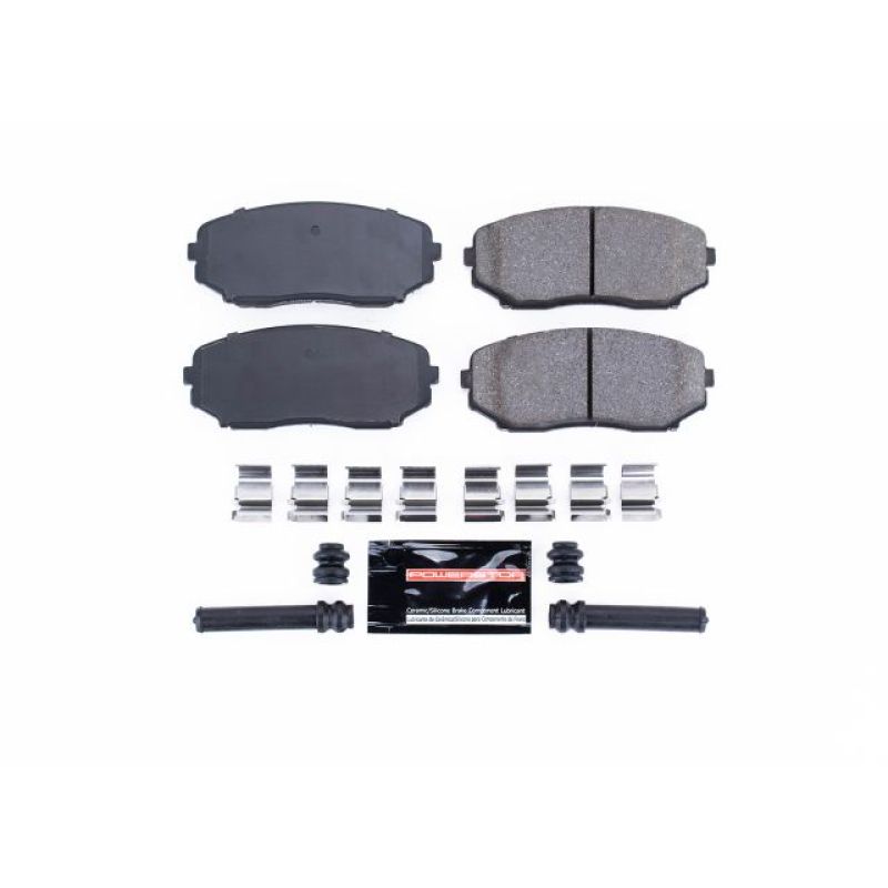 PSB Z23 Evolution Brake Pads - Power Stop 07-15 Ford Edge Front Z23 Evolution Sport Brake Pads w/Hardware