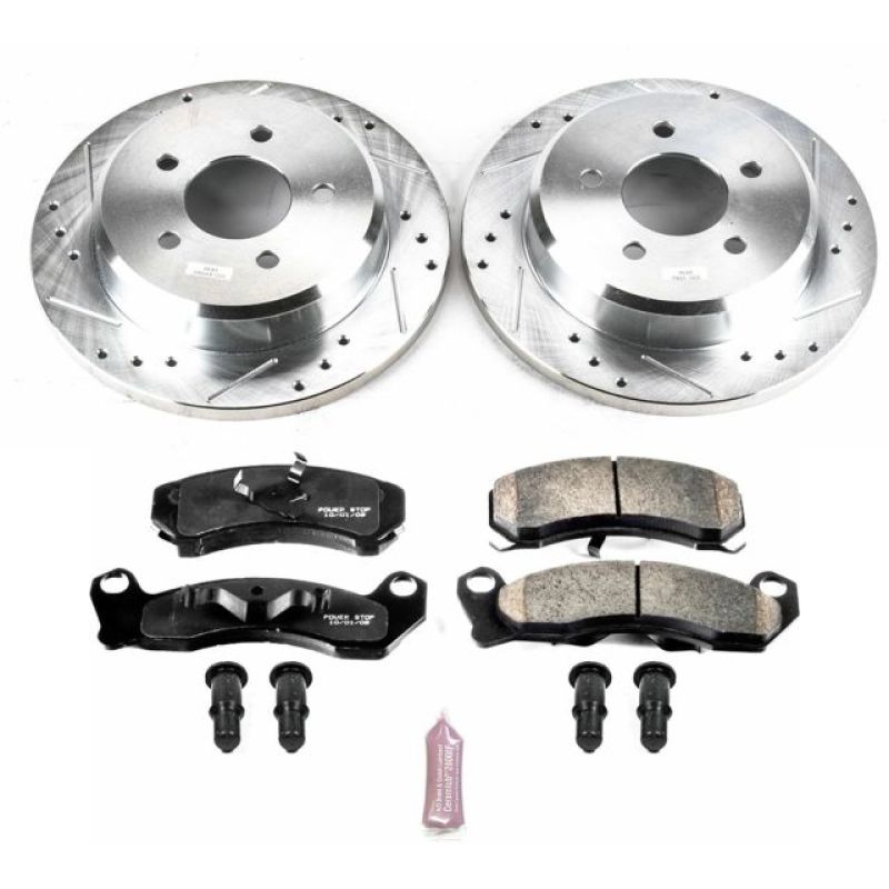 PSB Z23 Evolution Kit - Power Stop 1993 Ford Mustang Front Z23 Evolution Sport Brake Kit