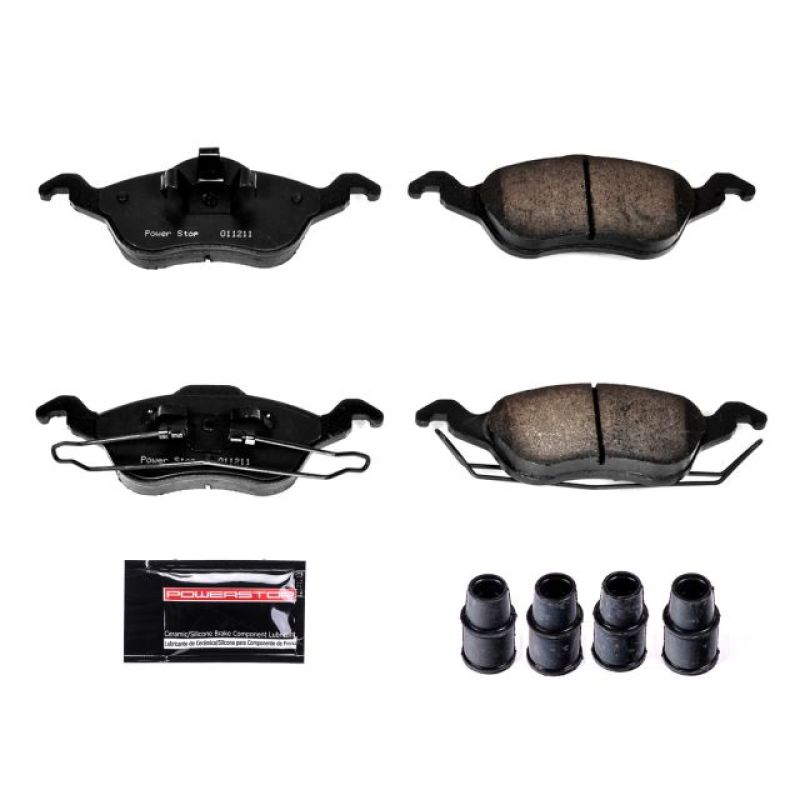 PSB Z23 Evolution Brake Pads - Power Stop 00-04 Ford Focus Front Z23 Evolution Sport Brake Pads w/Hardware
