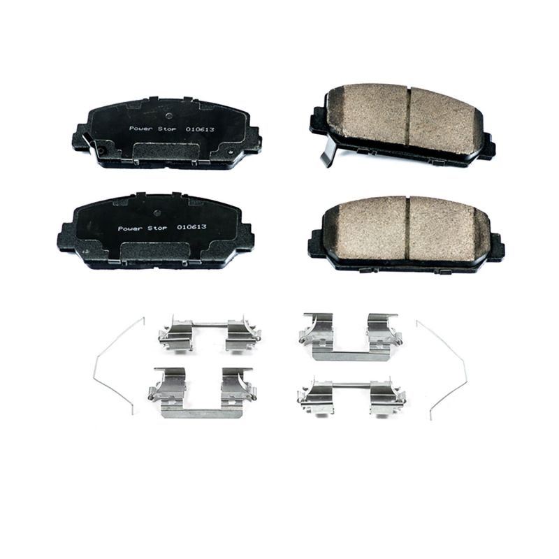 PSB Z17 Evolution Brake Pads - Power Stop 2013 Acura RDX Front Z17 Evolution Ceramic Brake Pads w/Hardware