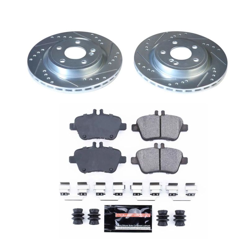 PSB Z23 Evolution Kit - Power Stop 14-19 Mercedes-Benz CLA250 Rear Z23 Evolution Sport Brake Kit