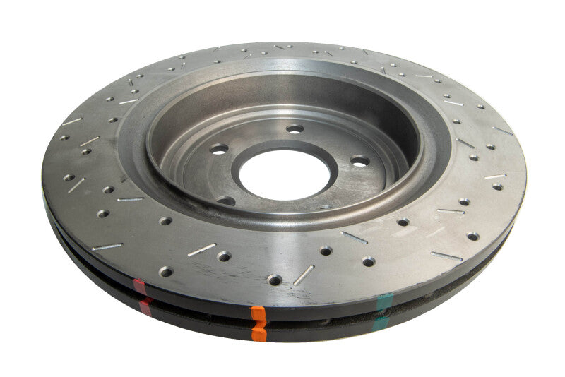 DBA 4000 Slot&Drill Rotors - DBA 2009 Chevrolet Corvette ZR1 4000 Series Drilled and Slotted Rear Rotor