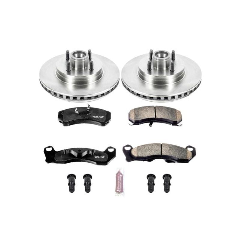 PSB Autospecialty Kit - Power Stop 87-93 Ford Mustang Front Autospecialty Brake Kit