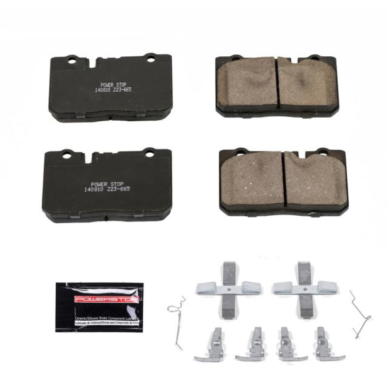 PSB Z23 Evolution Brake Pads - Power Stop 95-00 Lexus LS400 Front Z23 Evolution Sport Brake Pads w/Hardware