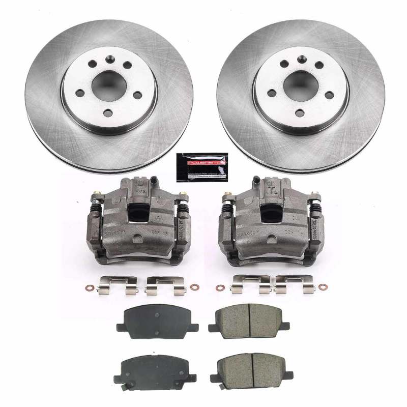PSB Autospecialty Kit - Power Stop 19-20 Chevrolet Trax Front Autospecialty Kit w/Cals