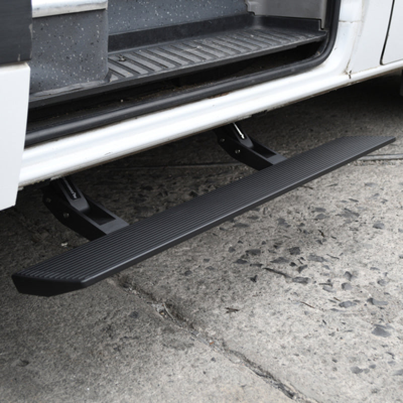 GOR RealTruck VoltStep Running Boards - RealTruck 13-18 MB Sprinter 2500/3500 Van 3dr VoltStep Electric Running Board Kit - Bedliner Coat