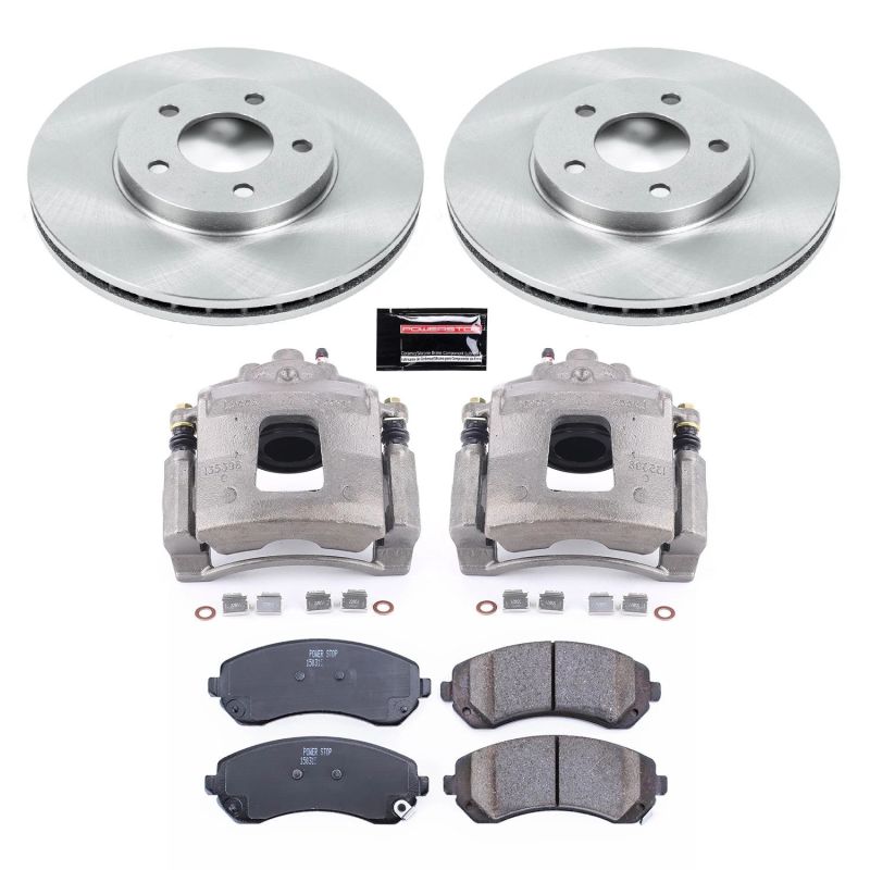 PSB Autospecialty Caliper - Power Stop 02-04 Pontiac Montana Front Autospecialty Kit w/Cals
