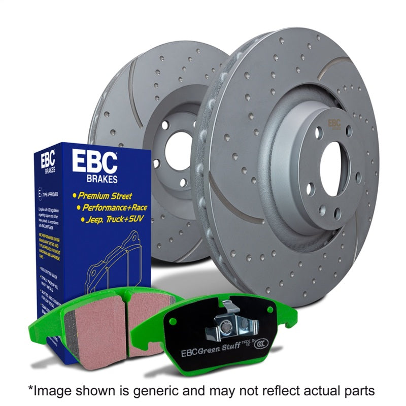 EBC GD Sport Rotor Sets - EBC S10 Kits Greenstuff Pads and GD Rotors