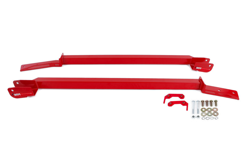 BMR Subframe Connectors - BMR 93-02 F-Body Non-Convertible Bolt-On Boxed Subframe Connectors - Red