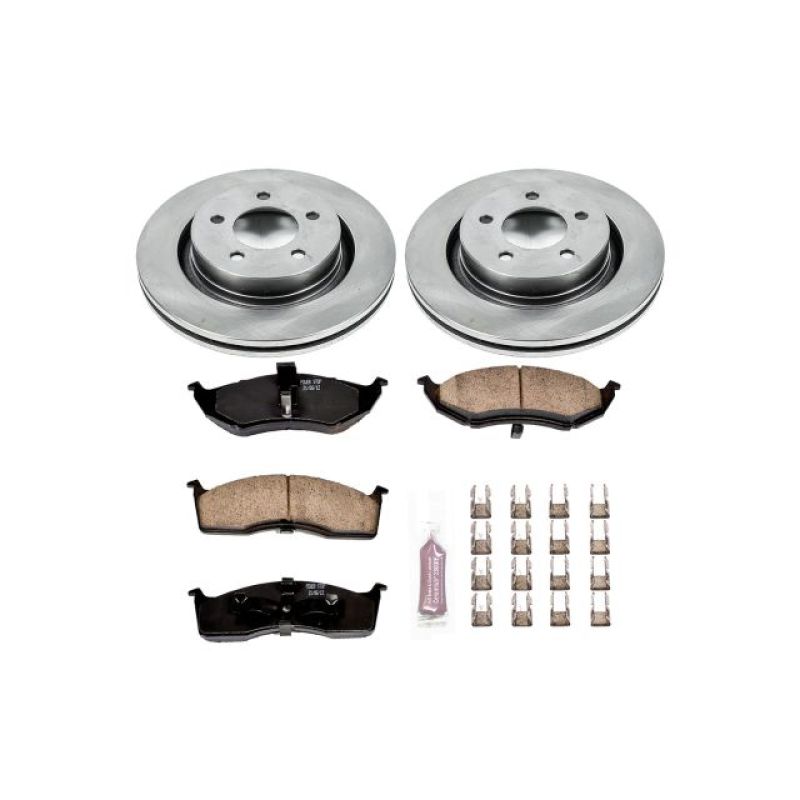 PSB Autospecialty Kit - Power Stop 00-04 Chrysler Concorde Front Autospecialty Brake Kit