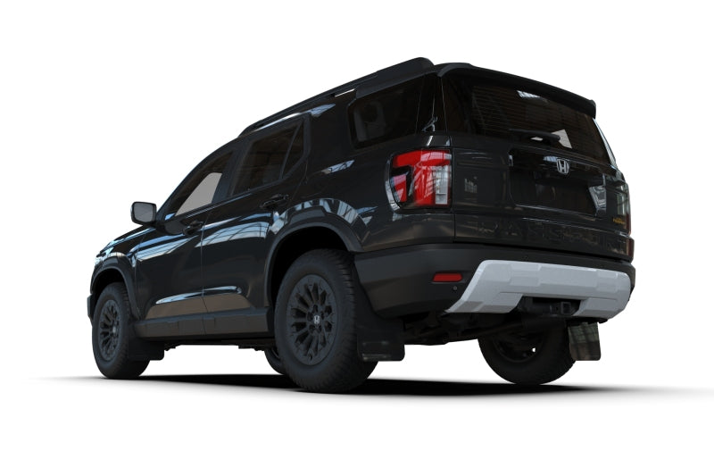 RAL UR Blk Flap/Orange Logo - Rally Armor 2026 Honda Passport Black UR Mudflap - Orange Logo