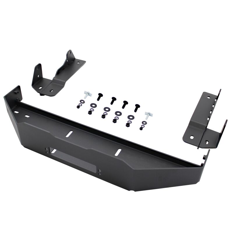 GOR Step Guard - 3000 - Black - Go Rhino 19-21 Chevrolet Silverado 1500 - 3100 Series StepGuard Winch Tray Kit (Fits 3176T/3176MT)