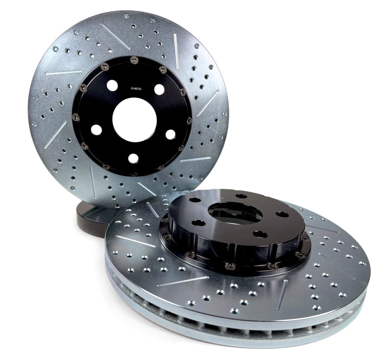 BAE Eradispeed Rotors - Baer Brakes 16-24 Chevrolet Camaro LT Eradispeed+ Front SDZ 2-Piece Performance Brake Rotors