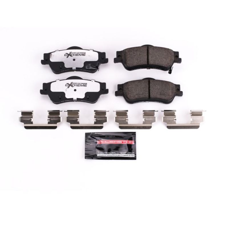 PSB Z26 Extreme Brake Pads - Power Stop 11-17 Chevrolet Caprice Rear Z26 Extreme Street Brake Pads w/Hardware