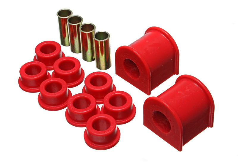 ES Sway Bar Bushings - Red - Energy Suspension Rear Sway Bar Bushing Set 22Mm - Red
