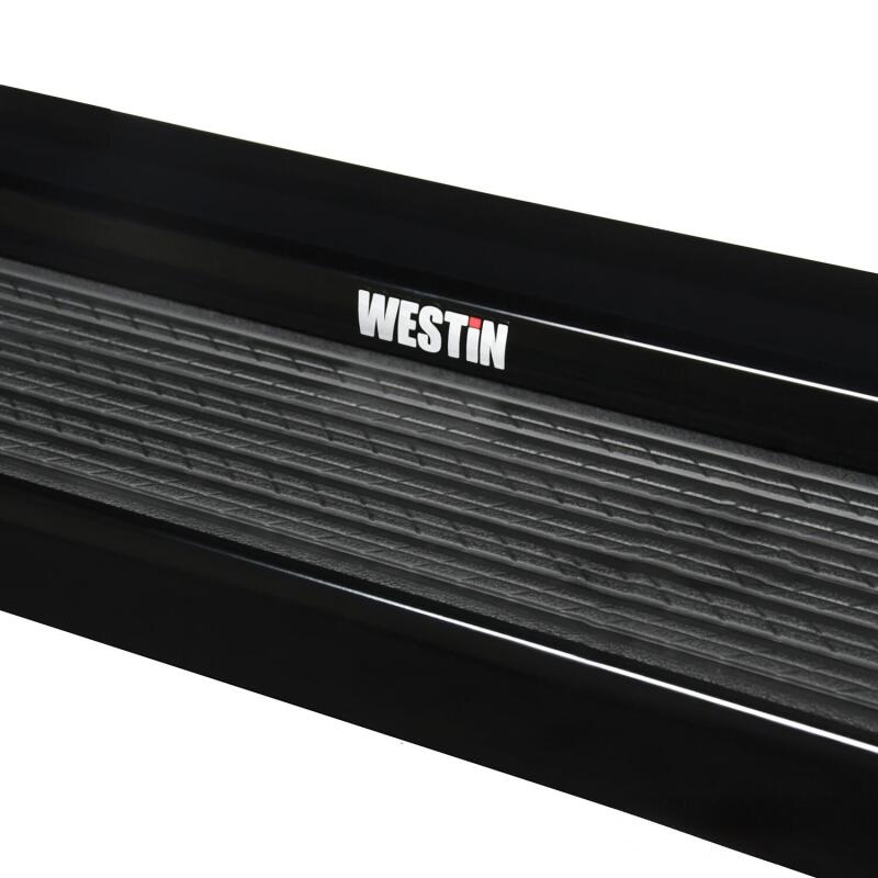 WES Running Boards - Sure-Grip - Westin SG6 Black Aluminum Running Boards 85.50 in