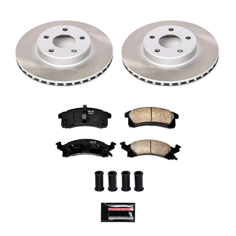 PSB Semi-Coated Rotor Kits - Power Stop 95-05 Pontiac Sunfire Front Semi-Coated Rotor Kit