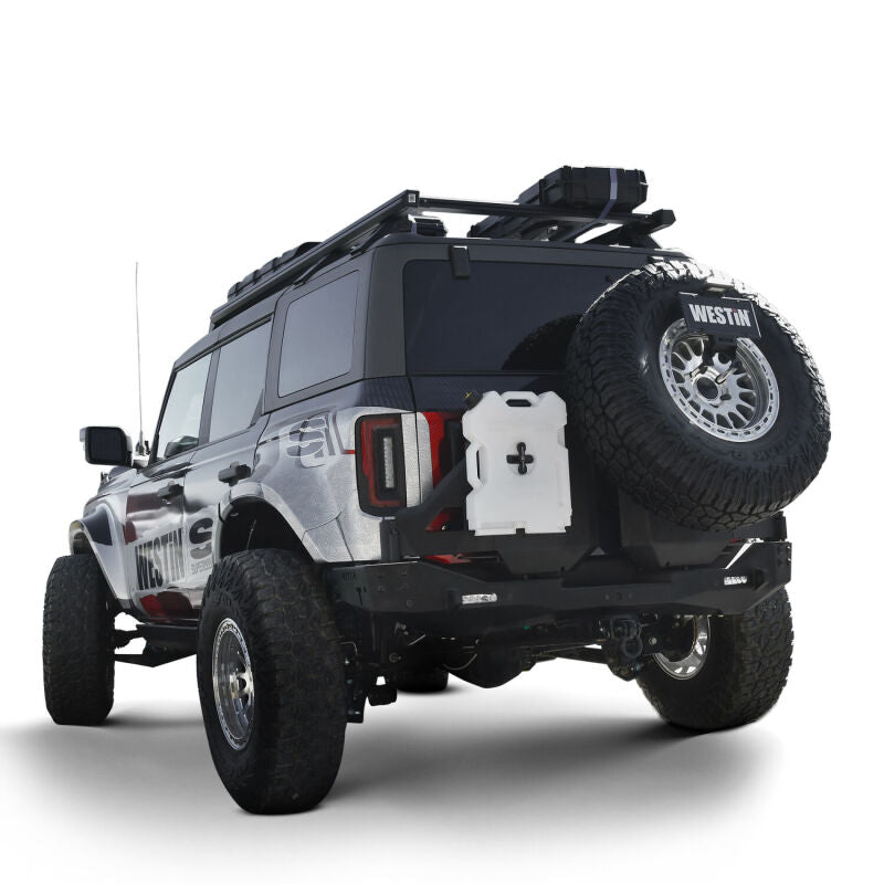 WES XTS Bumpers - Westin 18-25 Wrangler JL Accessory For XTS Rear - P/S Swingout - Tex. Blk